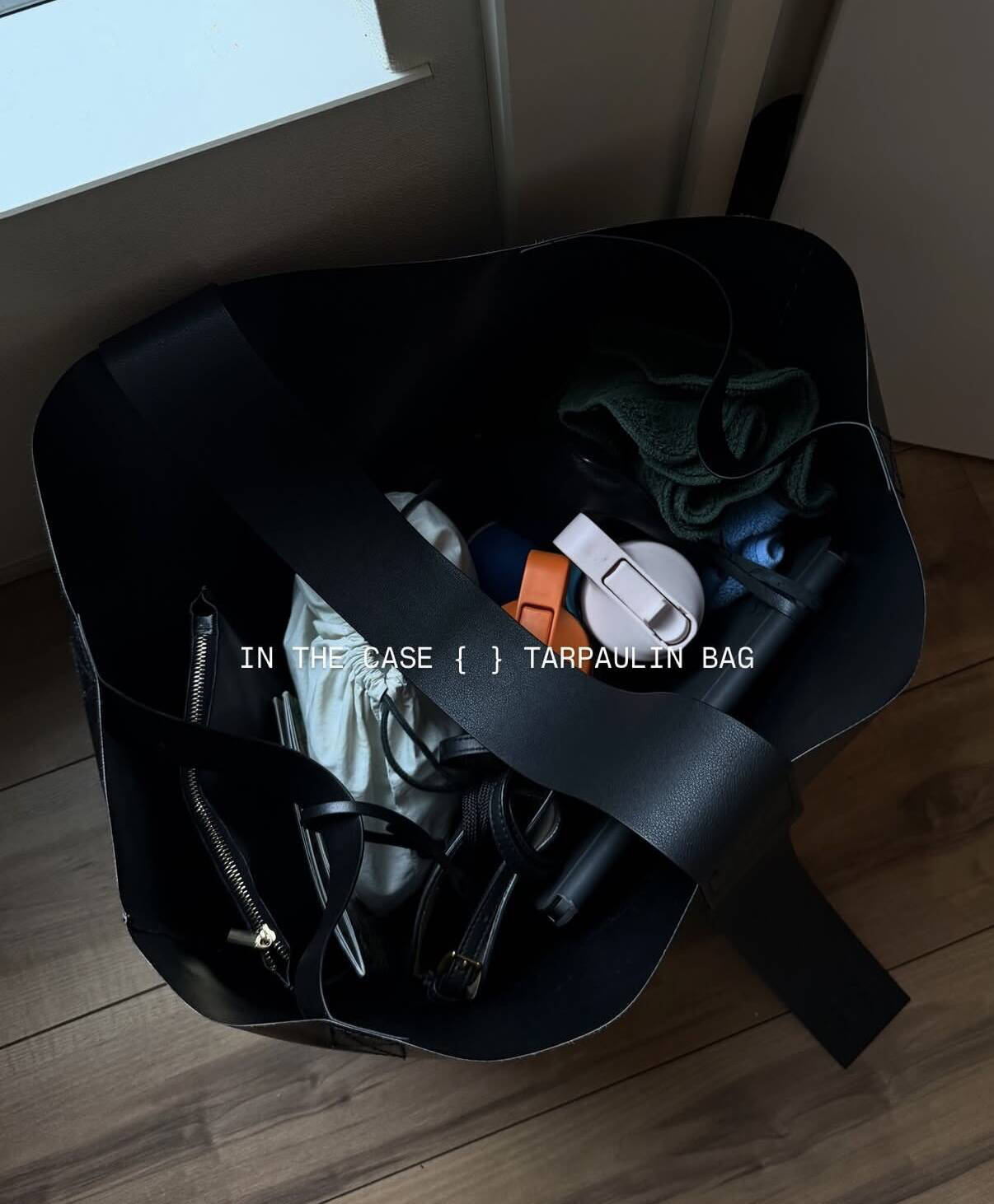 バッグ IN THE CASE TARPAULIN BAG IN THE CASE { } TARPAULIN BAG | IN THE CASE